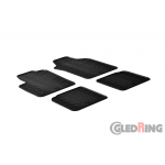 Original Gledring Passform Fußmatten Gummimatten 4 Tlg.+Fixing - Lancia Ypsilon 06/2011->